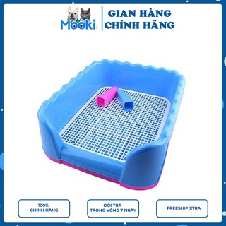 Khay vệ sinh cho chó, Nhà vệ sinh cho chó thành cao chống văng vãi MooKi Pet