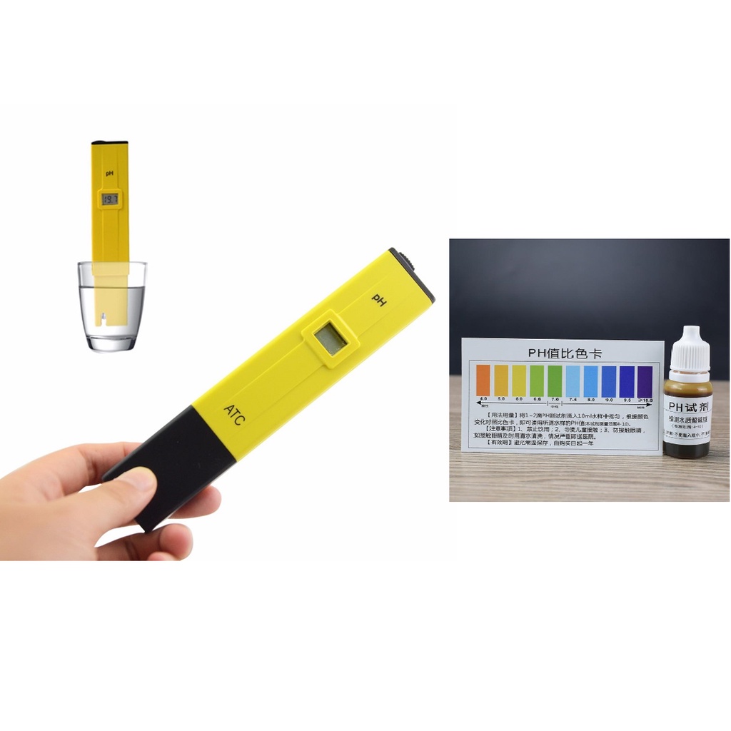 Bút Đo PH tặng kèm bột hiểu chỉnh