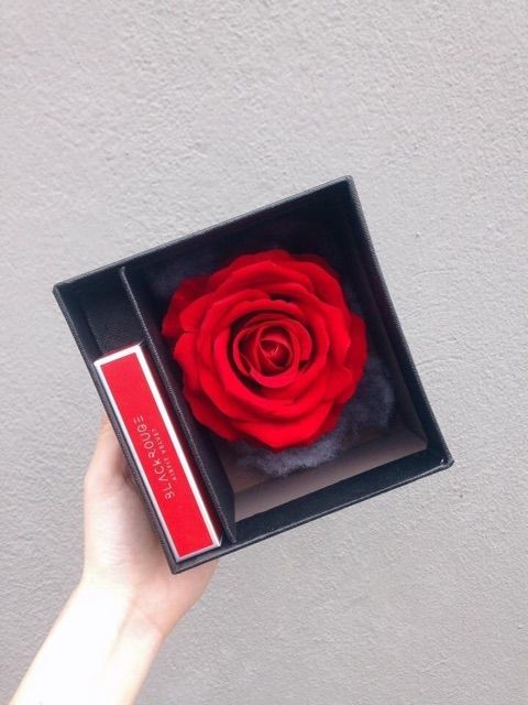 Sweet box - Hộp đựng son DÀI kèm hoa sáp cao cấp giá sỉ | BigBuy360 - bigbuy360.vn