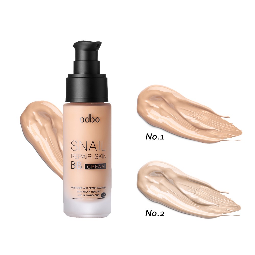 KEM NỀN BB CREAM ODBO SNAIL REPAIR SKIN- thailand