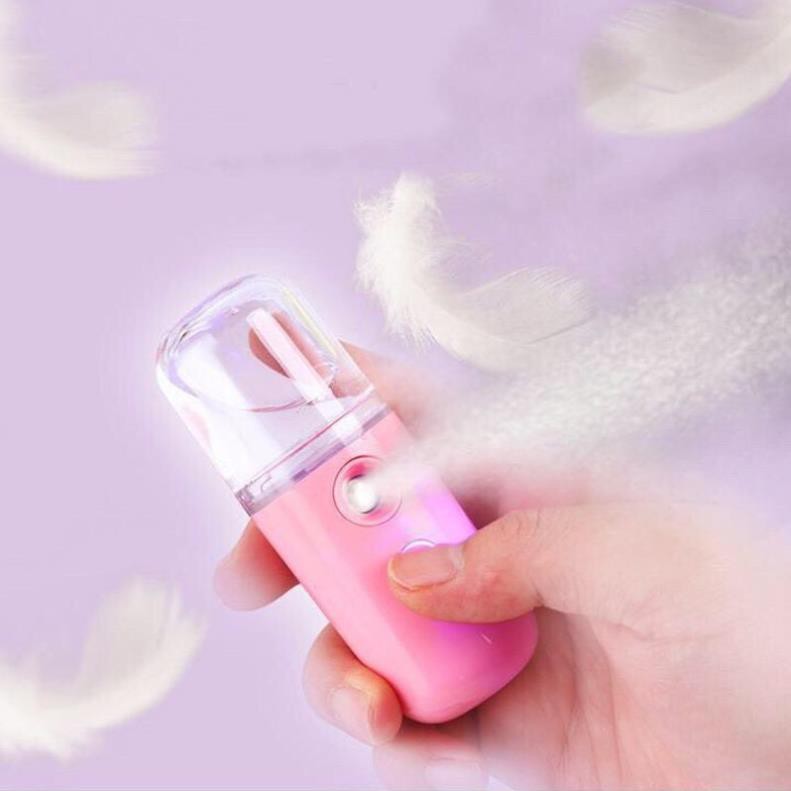 Máy phun sương mini, máy xông mặt loại tốt Lazi HOME -  Chống lão hóa da, cân bằng độ ẩm cho da .