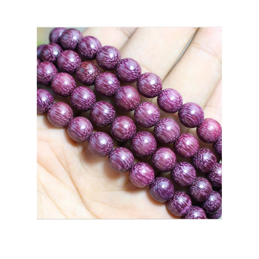 Vòng tay nam nữ 108 hạt 6-8 ly gỗ hồng VG15