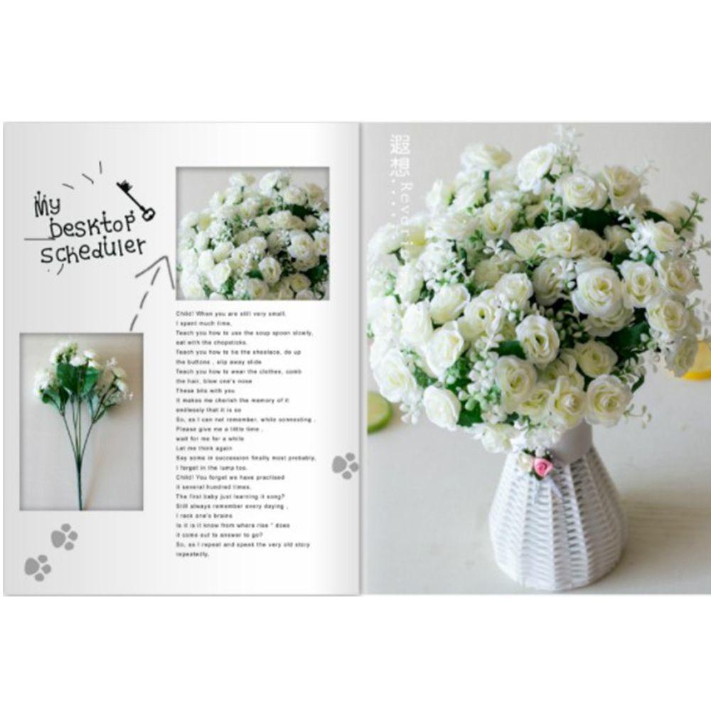 Bó Hoa Hồng Giả 15 Bông Trang Trí