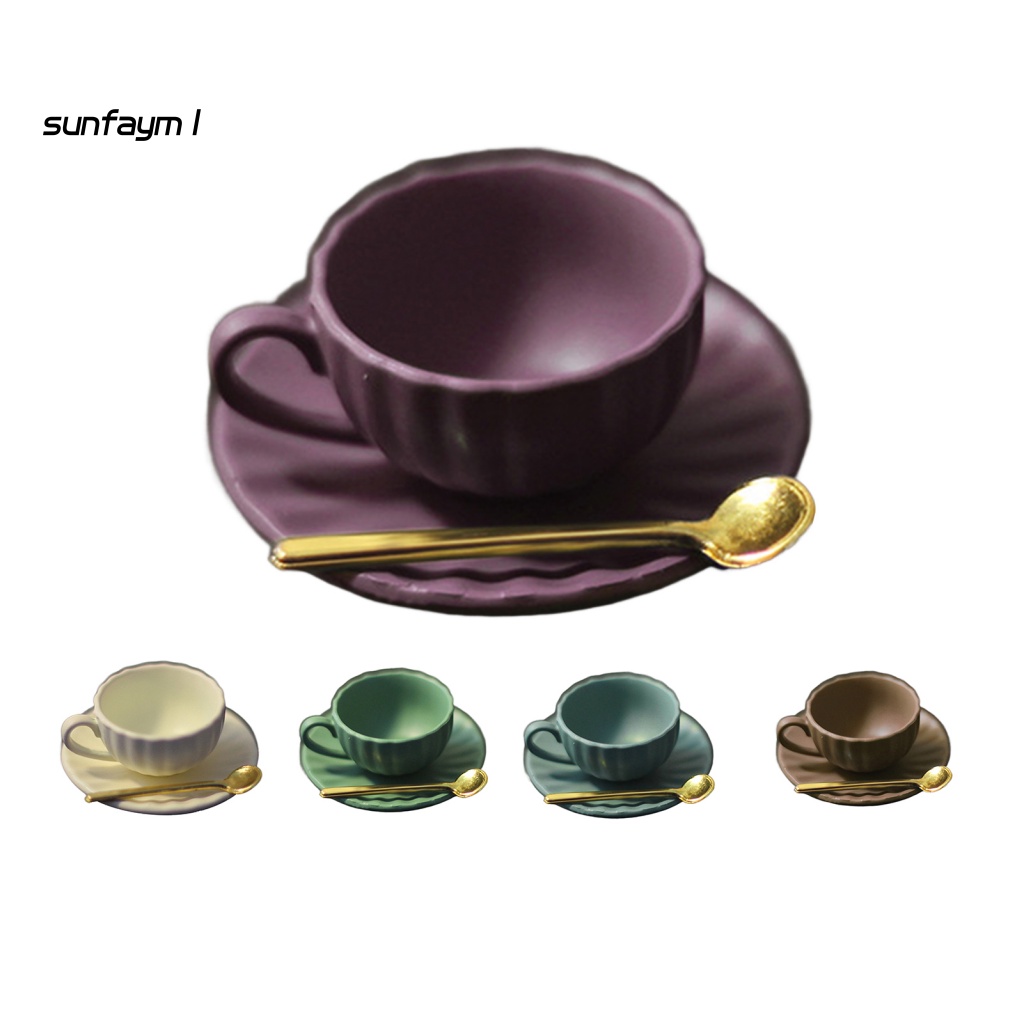 Sunfa 1 Bộ Ấm Uống Trà Đồ Chơi Búp Bê Thu Nhỏ