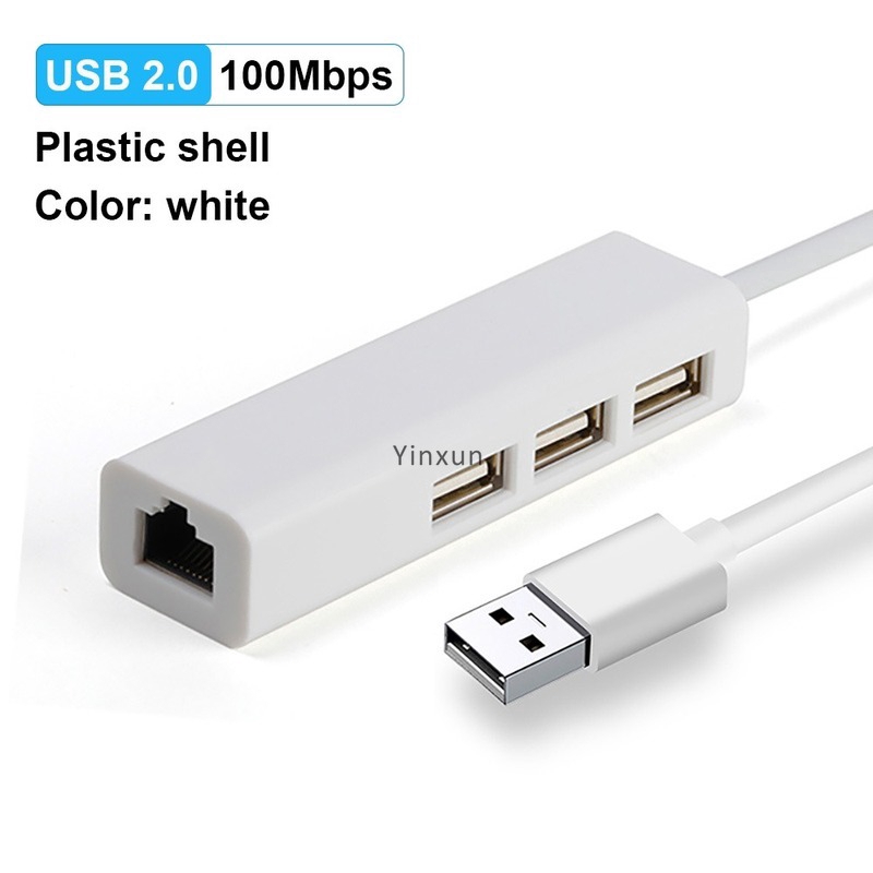 Bộ Chuyển Đổi Mạng Ethernet Usb 3.0 2.0 Sang Rj45 Hub 100 / 1000m Cho Macbook Windows | BigBuy360 - bigbuy360.vn