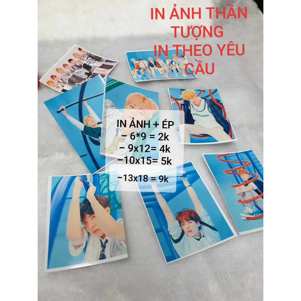 IN ẢNH + ÉP THEO YÊU CẦU ( có bán kẹp ảnh)