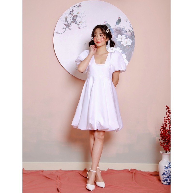 [Mã FATHANG5 giảm 10K đơn 50K] VÁY ĐI TIỆC/PROM/CHỤP LOOKBOOK - MAYLYLY DRESS - VÁY BỒNG CỔ THANG THANG - V0111 | BigBuy360 - bigbuy360.vn