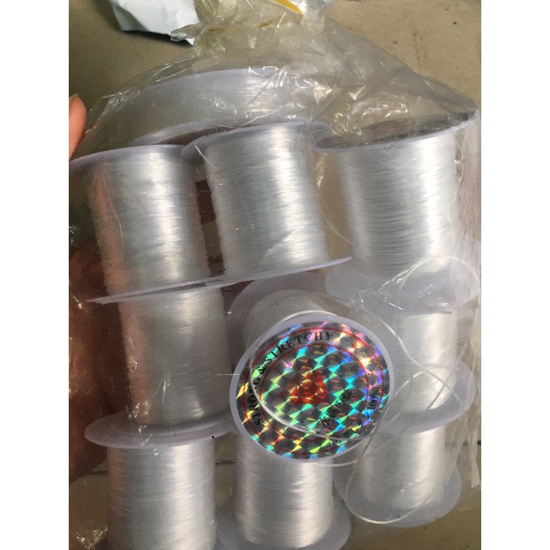 Cuộn dây cước lụa xâu vòng cuộn cao
