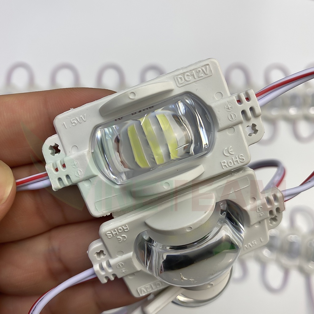 Led Hắt Rọi 1 Mắt Siêu Sáng 12V trang trí oto, xe tải Loại Tốt Dây 20 Bóng LED Trắng , Xanh lá , Xanh dương -dc4740