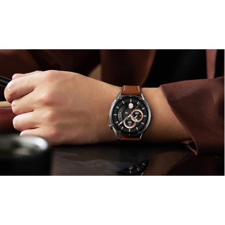Đồng hồ thông minh Huawei Watch GT3 Leather - Chính hãng