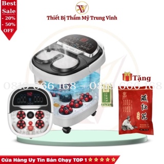 [ Bảo Hành 12 Tháng ] Bồn Ngâm Chân Massage Tự Động Làm Nóng Nước Sục Khí, Chống Giật  Chăm Sóc Sức Khỏe