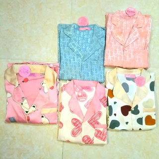 Bộ đồ ngủ Pijama lụa cao cấp mềm mát mặc nhà. Pyjama lụa mặc nhà cộc đùi