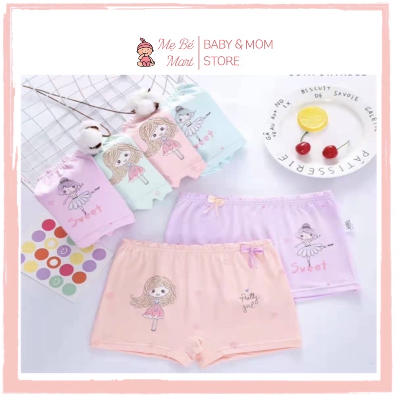 [HÀNG ĐẸP] Quần Chip Đùi Bé Gái Chất Liệu Cotton Lạnh Co Dãn 4 Chiều