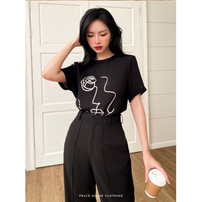 Quần suông ly giữa , Peace House Clothing