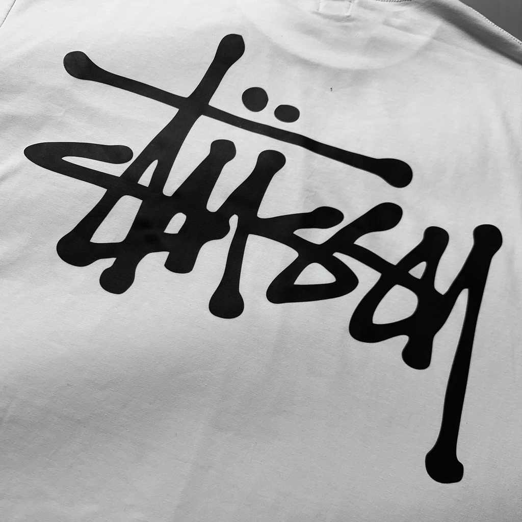 Áo thun tay lỡ Stussy DWA Studio, áo t-shirt cotton nam nữ thời trang unisex