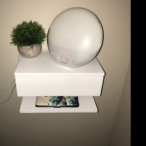 Kệ/Tab trang trí đầu giường treo tường nhỏ gọn, tiện lợi để sách & laptop Tab-2588 | BigBuy360 - bigbuy360.vn