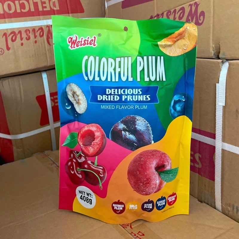 Ô Mai Việt Quất, Cherry, Mận 408gram