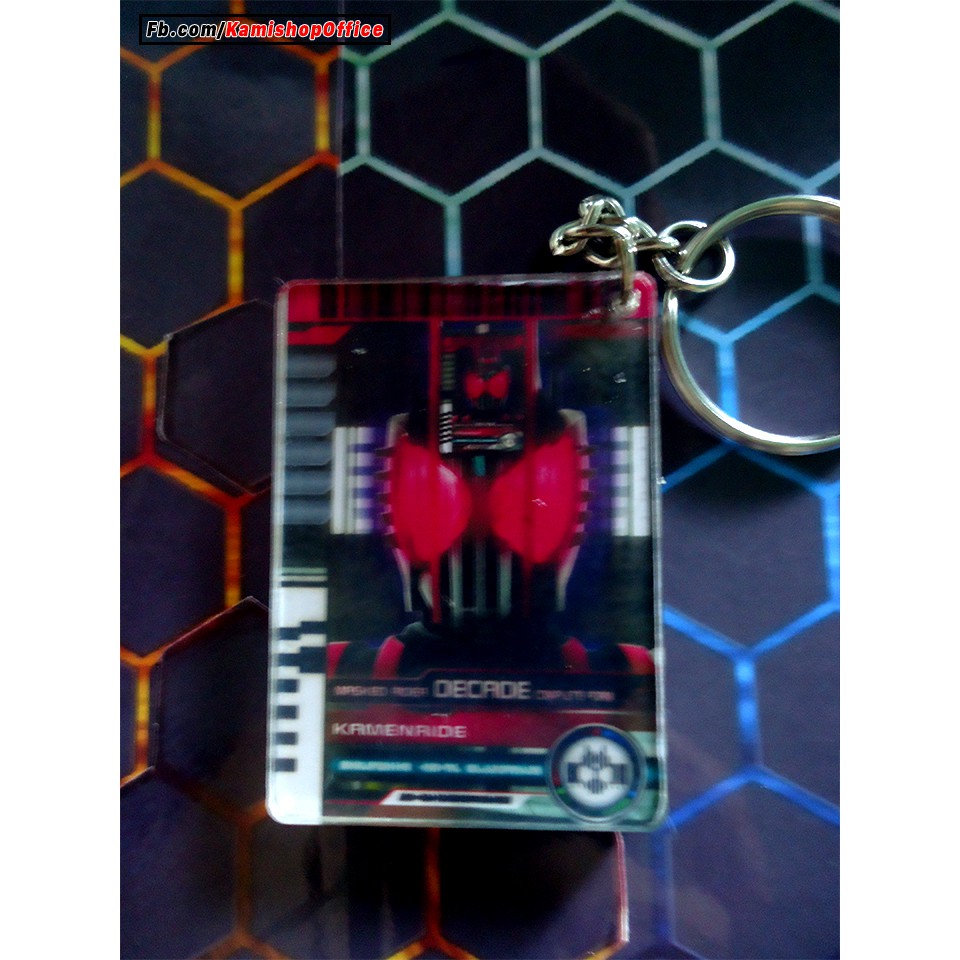 Móc khóa Mica Thẻ Kamen Rider