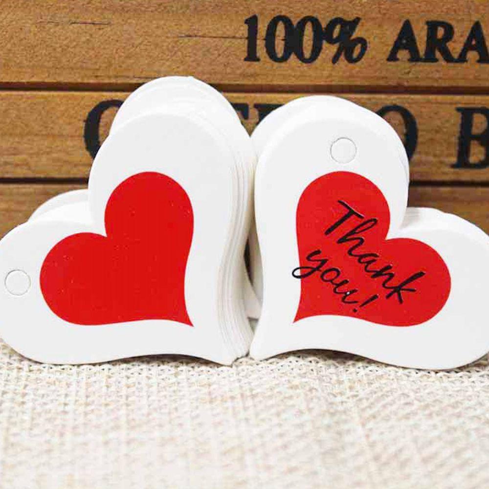 Set 100 Thẻ Giấy Treo Trang Trí Bánh Kẹo DIY Thiết Kế Mới Tiện Lợi Dễ Sử Dụng