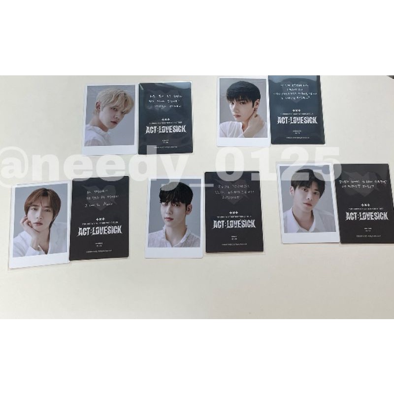 Chính hãng - mini photocard TXT lovesick ảnh thẻ,