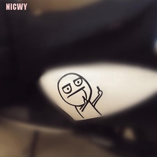 Hình Dán Trang Trí Xe Hơi Hình Giơ Ngón Tay Hài Hước