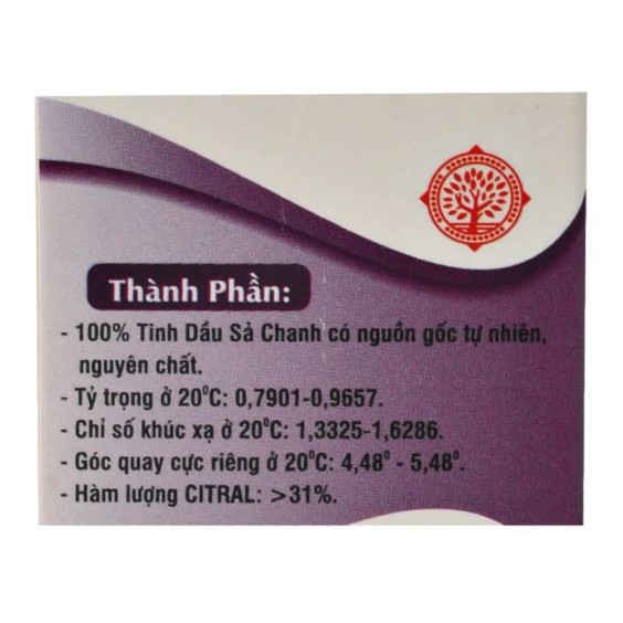 Tinh dầu sả chanh Gold cao cấp 10ml M339