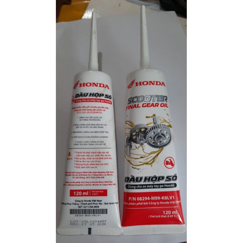 DẦU LÁP HONDA CHÍNH HÃNG DÀNH CHO CÁC LOẠI XE TAY GA