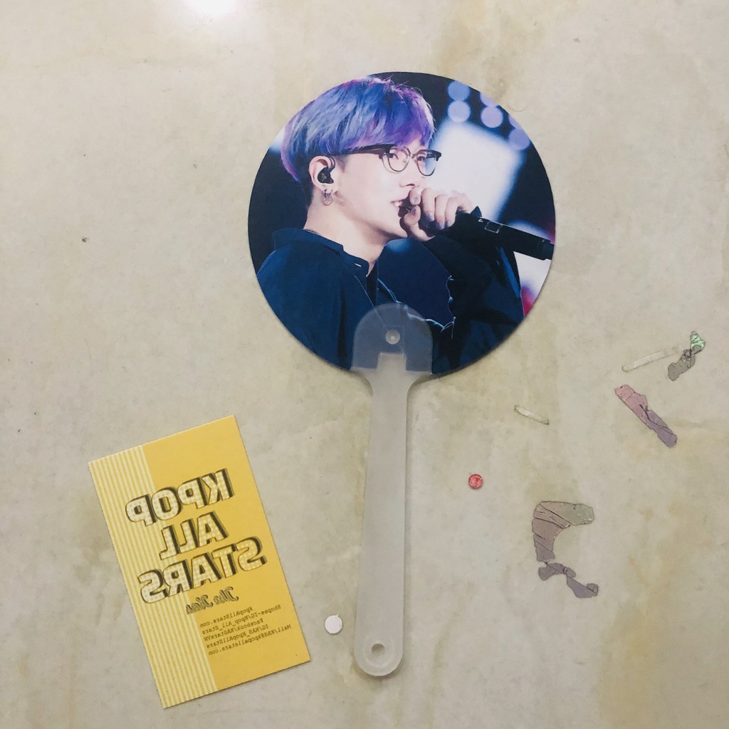 Quạt tròn 11.5cm in theo yêu cầu 2 mặt