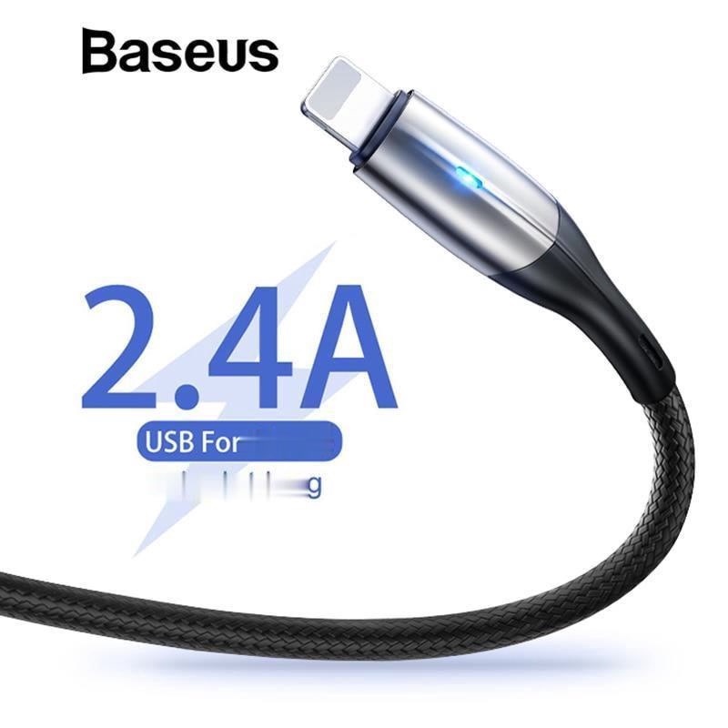 Dây Cáp Sạc Baseus Zn-A Bằng Hợp Kim Chuyên Dụng Cho IOS Xs Max 1m 2.4A X Xs XR Xs Max 8 7 6 plus- HSHOP