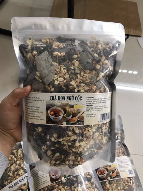 Trà hoa ngũ cốc đóng túi zip đủ 1 kg