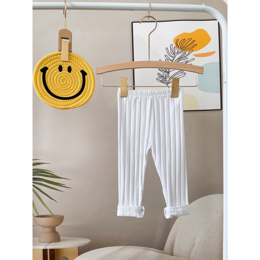 Quần legging trơn chất cotton len mềm 5 màu cho bé gái Namkidshop (V797)