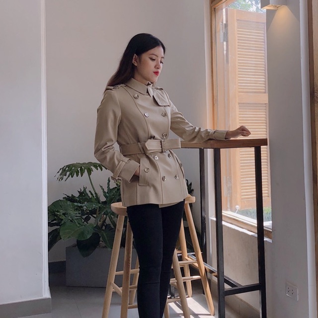Áo khoác kaki bbr dáng ngắn