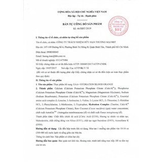 EAA+ HYDRATION Phát Triển Phục Hồi Cơ Bắp Nhanh