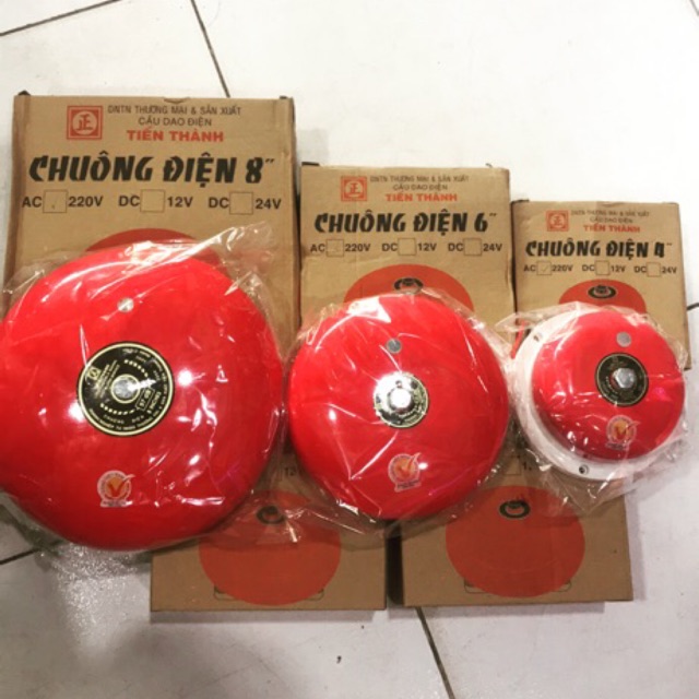 Chuông điện Tiến Thành 8", 6",4" ( chính hãng )220vac