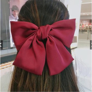 Dây buộc tóc cặp tóc hình nơ xinh xắn cho nữ Bản To Scrunchies Phong Cách Tiểu Thư Hàn Quốc