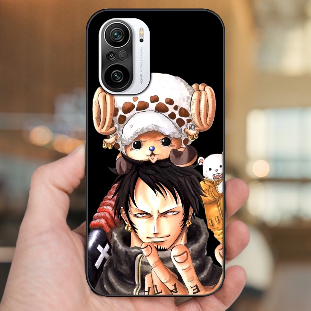 Ốp lưng Xiaomi K40 viền đen in hình Law One Piece