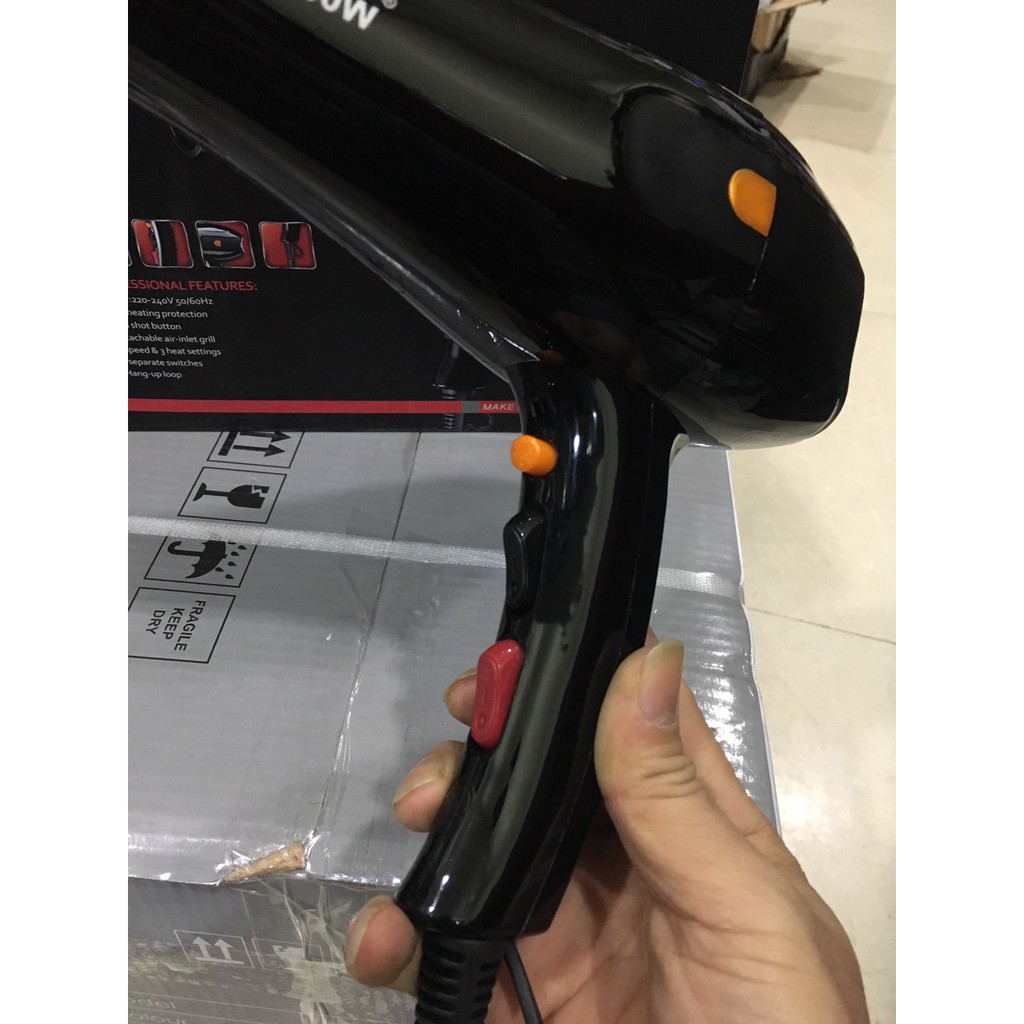 MÁY SẤY TÓC CAO CẤP 2 CHIỀU GEMEI GM-1752 2300W - Nhập khẩu