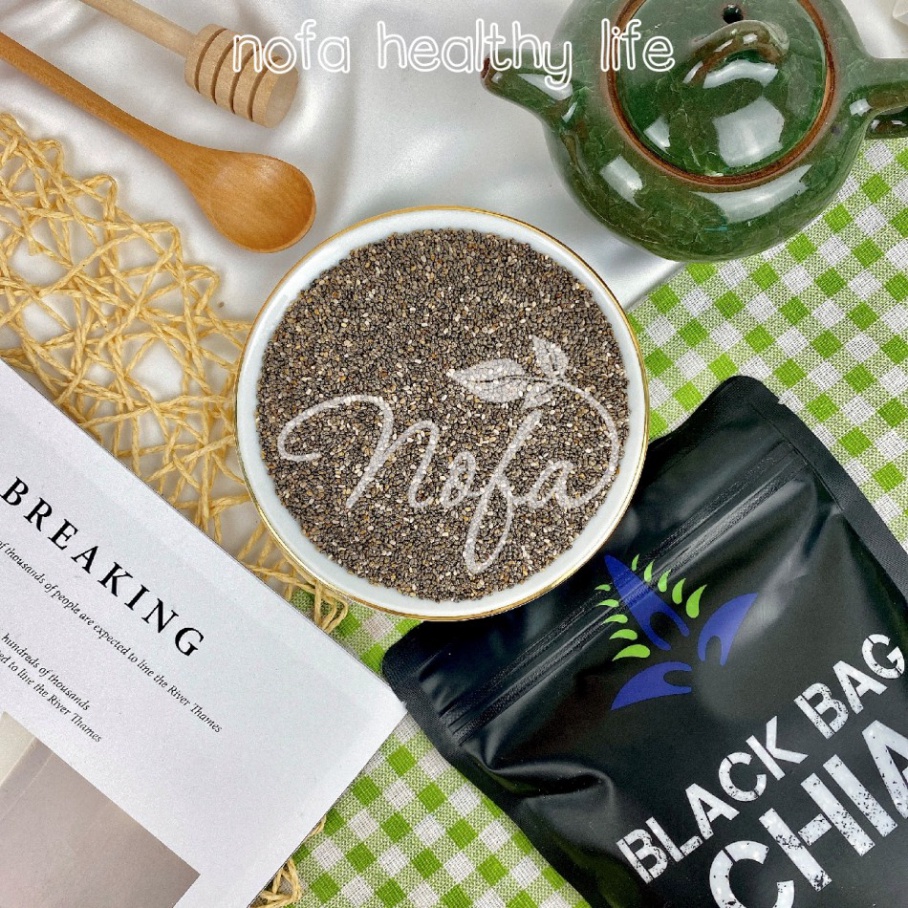 500g Hạt Chia Úc Nhập khẩu Chính Hãng Absolute Organic Hữu Cơ NOFA Xả Kho