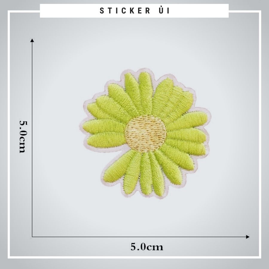 Sticker ủi áo Cao cấp - CÓ SẴN KEO ỦI - sticker vải dùng làm miếng vá áo, phụ kiện trang trí quần áo, balo, giày, nón