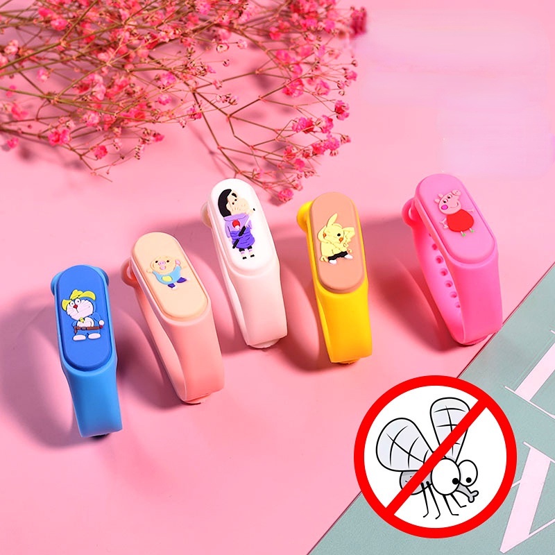 Vòng Đeo Tay Đuổi Muỗi Hoạt Hình Dành Cho Trẻ Em Và Người Lớn