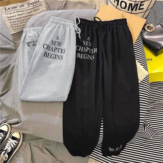 Quần nỉ Jogger WTA, JACKLANE , Quần Unisex Jack Lane nam nữ ống rộng phong cách Hàn có dải rút