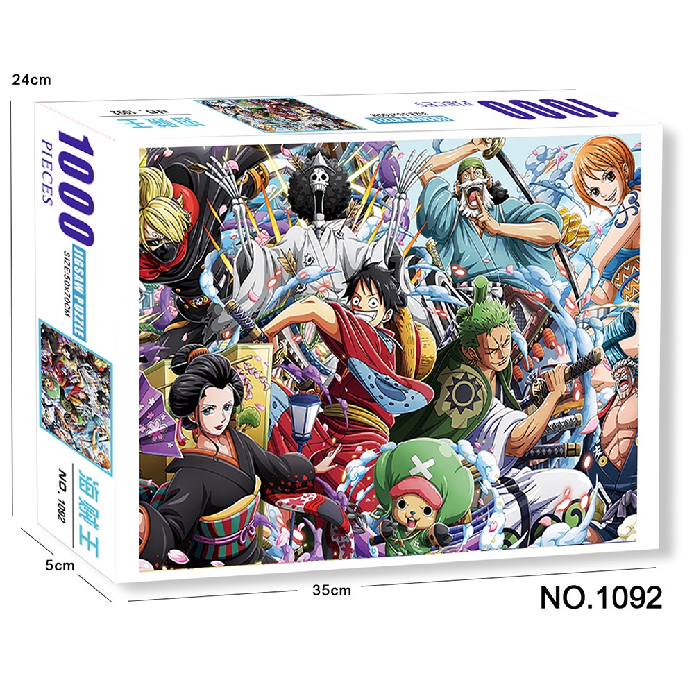 Bộ ghép hình 1000 mảnh - One Piece - Wano Arc - Vua hải tặc