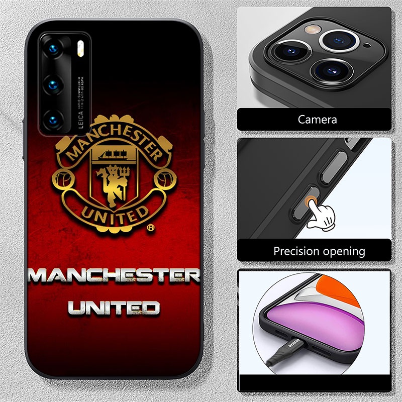 Ốp Điện Thoại Silicon Mềm Hình Logo Manchester United Wzi77 Cho Samsung Galaxy A42 A60 A91 A81 A71 A70 A51 A41 A31 A21S M40