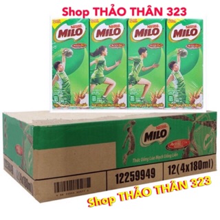 💚Sữa MILO LÚA MẠCH THÙNG 48 Hộp x 180ml