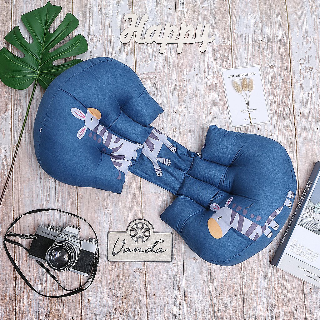 Gối bầu cánh tiên cho mẹ và bé nhiều mẫu đẹp, gối giảm đau lưng cho bà bầu, bông mềm mại, vải thấm hút mồ hôi