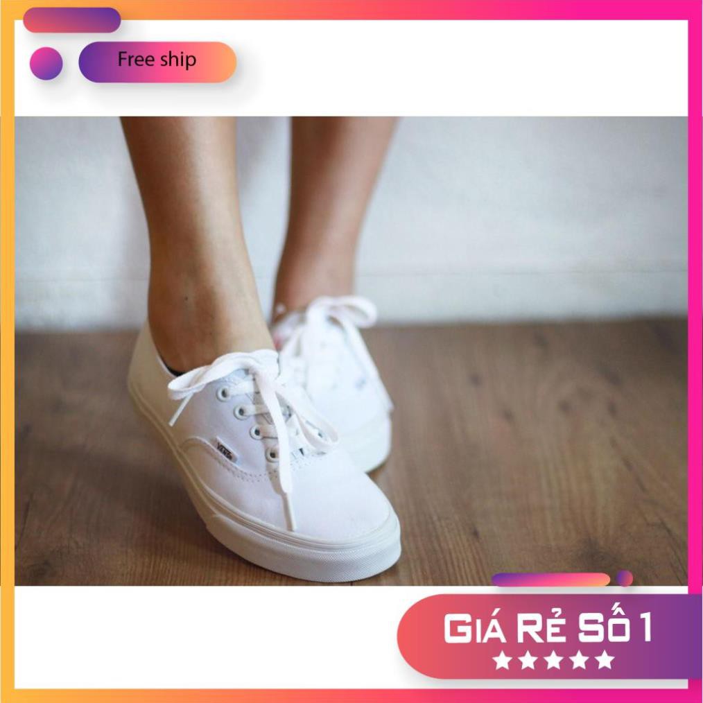 [XẢ KHO] [SALE + FREESHIP] Giày Sneaker thời trang nam nữ Vans classic all white hàng đẹp