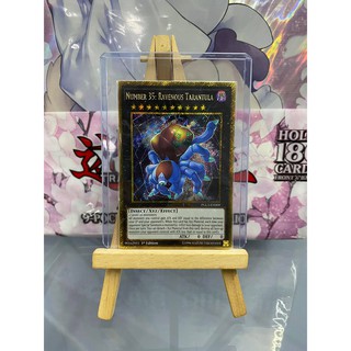 [ Dưa Hấu Yugioh ] Lá bài thẻ bài Number 35 Ravenous Tarantula - Gold Secret Rare - Tặng bọc bài nhựa bảo quản