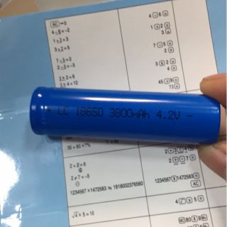 Pin sạc 18650, 5500mAh 4,2v li-ion