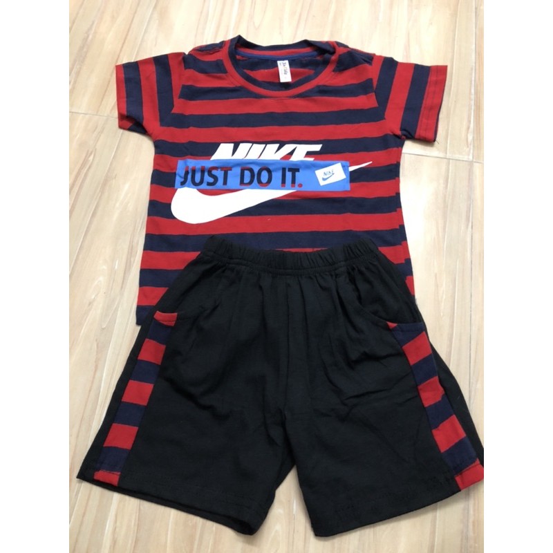 Bộ thun bé , đồ bộ cộc tay cho bé chất cotton dày mát
