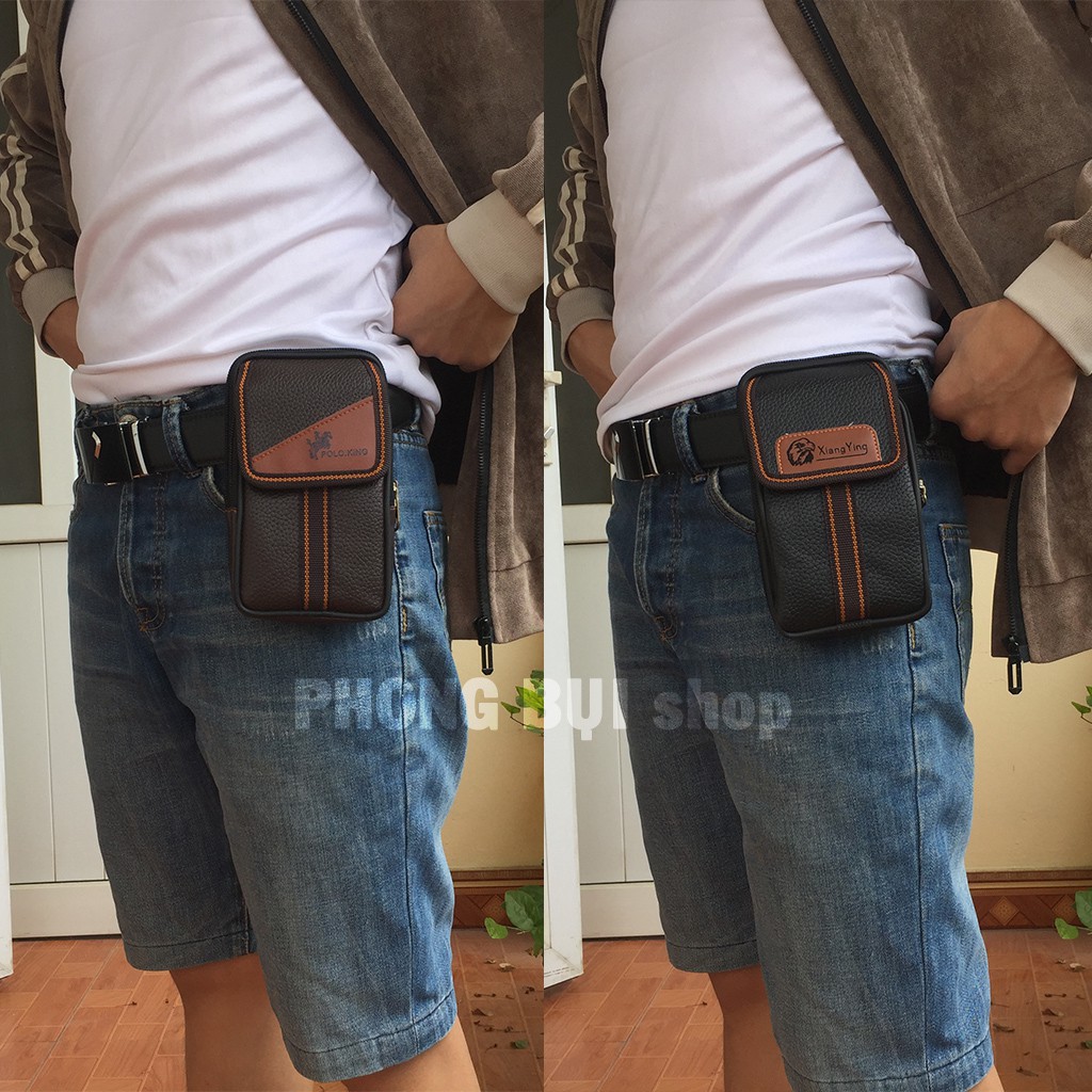 Túi Điện Thoại Đeo Hông Da Đẹp Đi Phượt Đi Du Lịch Thuận Lợi Cho Shiper | BigBuy360 - bigbuy360.vn